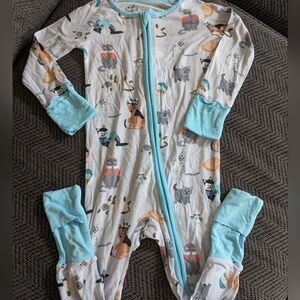 Little Sleepies Cool Cats Zippy Pajamas 6-12 Months